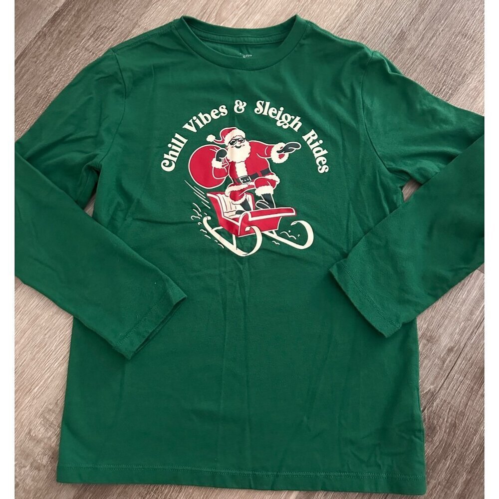 Holiday time Christmas Santa chill vibes and sleigh rides tshirt